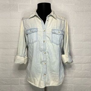 Denim Button-Down Shirt